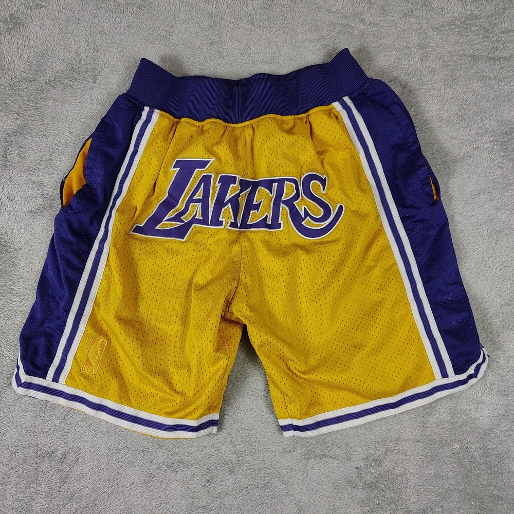Just Don LA Lakers 1996-1997 NBA Shorts Men's‎ Size L Made in USA